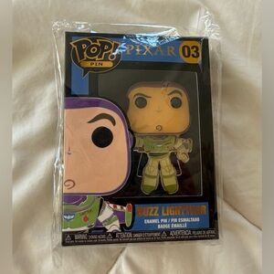 Funko Pop! Buzz Lightyear Enamel Pin - Purple, Green, Black